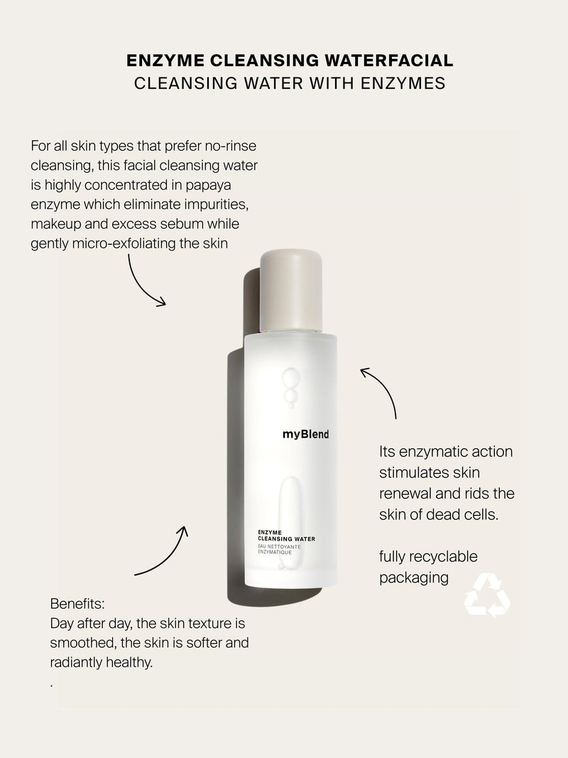myBlend Enzyme Cleansing Water 150ml, imported from the UK