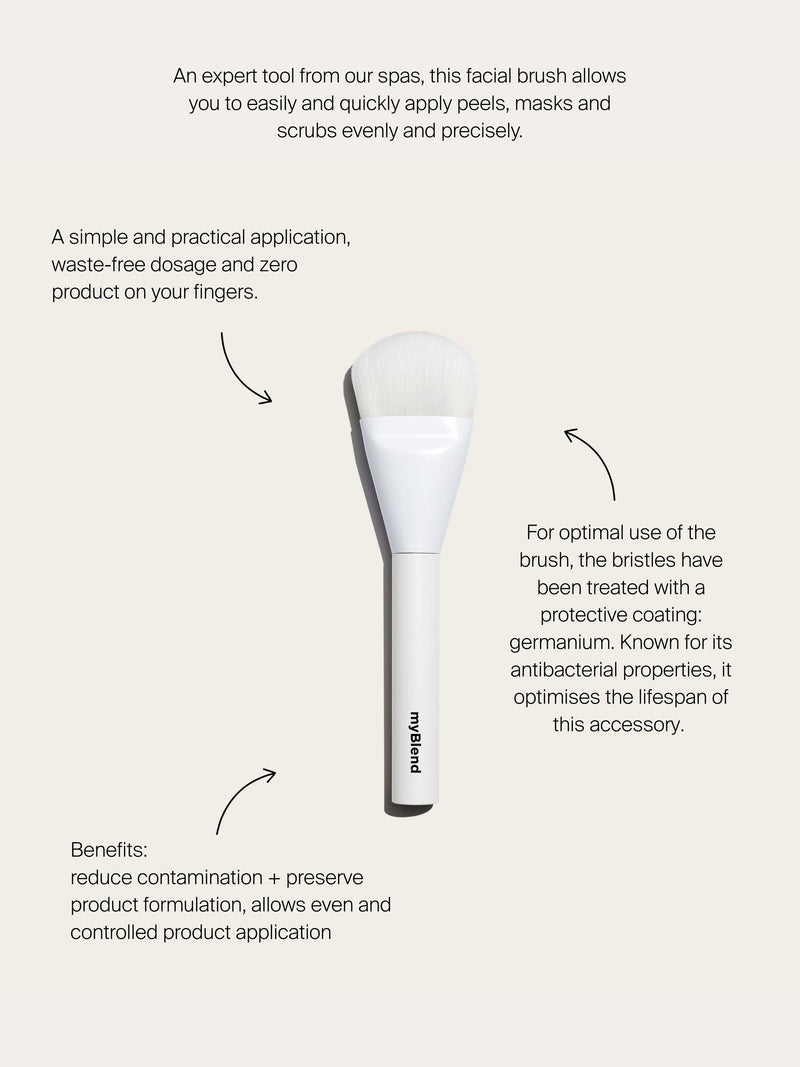 myBlend Skincare Facial Brush germanium bristles, UK version