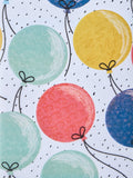 John Lewis tissue paper with multicoloured balloon print (British brand)