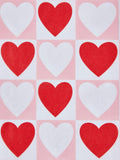 John Lewis hearts tissue paper pink red, UK version