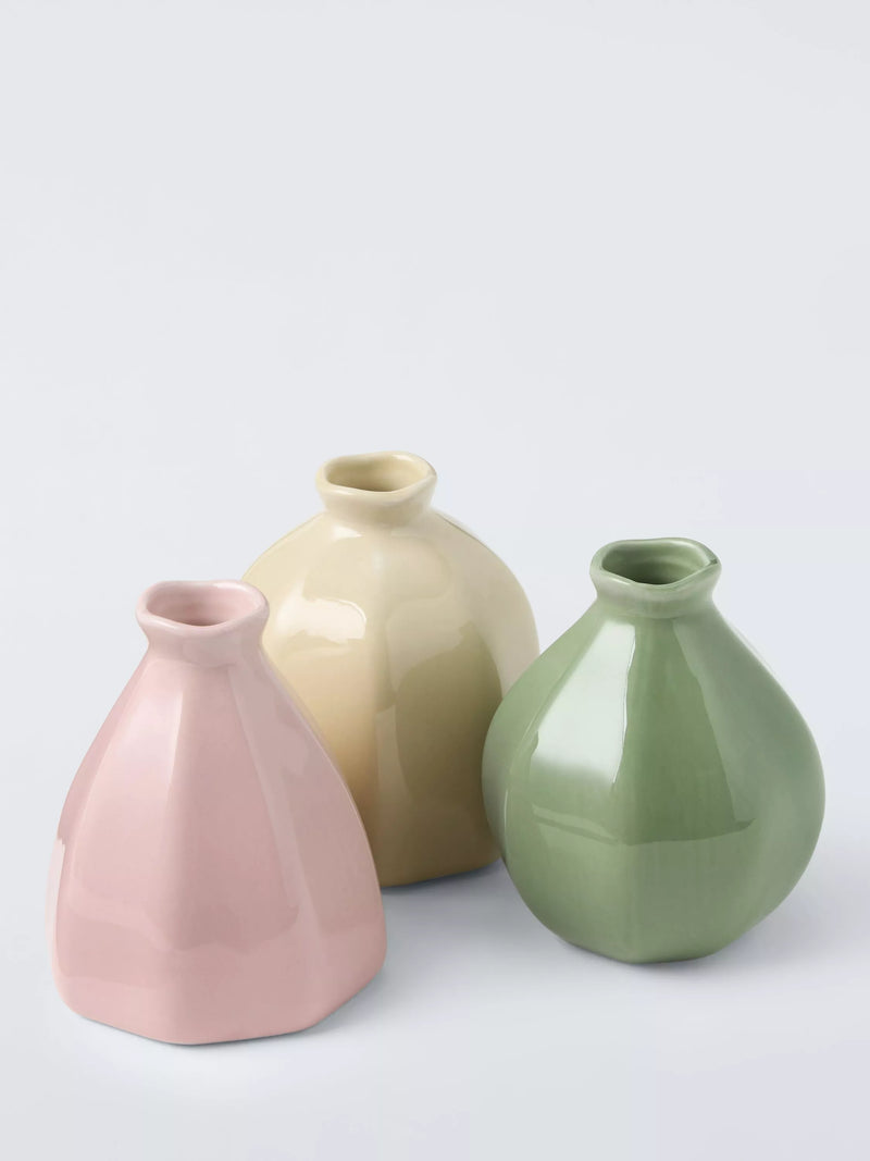 John Lewis stoneware bud vases set of 3, UK version
