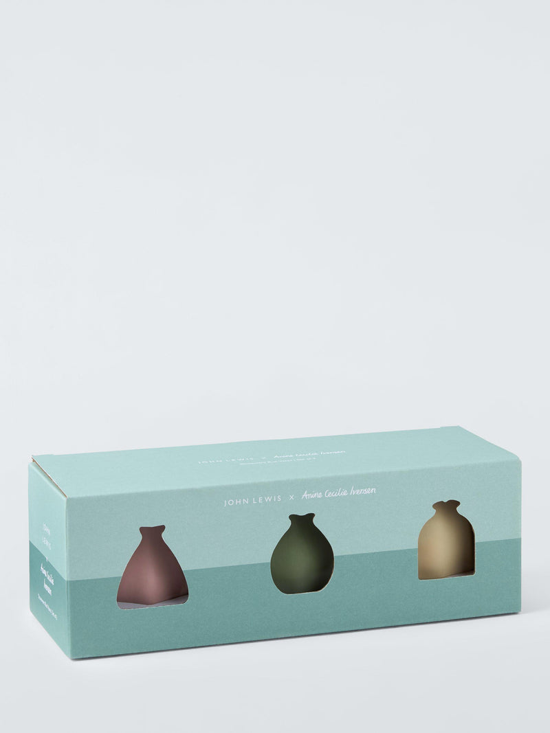 John Lewis stoneware bud vases set of 3, UK version
