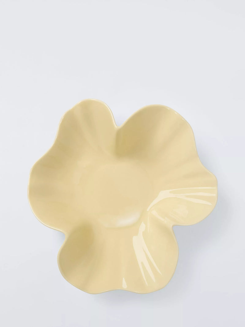 John Lewis Anine Cecilie Iversen yellow floral bowl 300ml, imported from the UK