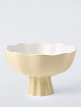 John Lewis John Lewis x Anine Cecilie Iversen Footed Decorative Bowl, Yellow- Buy online at McGrocer