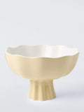 John Lewis yellow floral footed decorative bowl (British brand)