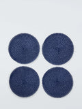 John Lewis Round Braided Scallop Edge Placemats Set of 4