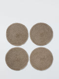 John Lewis round braided scallop edge placemats set of 4 - British product