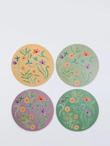 John Lewis John Lewis x Anine Cecilie Iversen Round Floral Placemat, Set of 4, Multi- Buy online at McGrocer