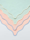 John Lewis scalloped cotton napkins set of 4, imported from the UK