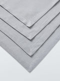 John Lewis cotton napkins soft grey set of 4 (British brand)