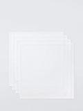 John Lewis white cotton napkins set of 4 (British brand)