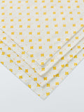 John Lewis floral cotton napkins set of 4 yellow - UK version