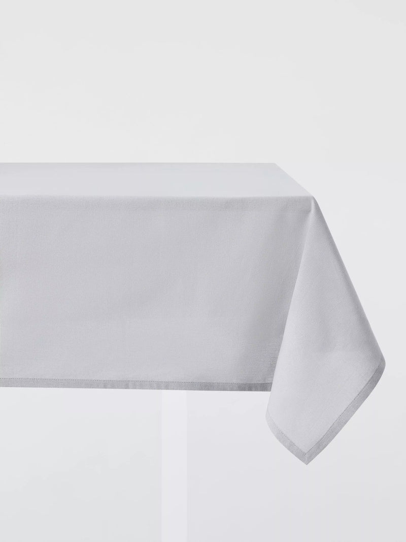 John Lewis cotton tablecloth rectangular soft grey 180x140cm, UK version