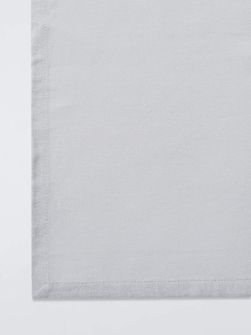 John Lewis cotton tablecloth rectangular soft grey 180x140cm, UK version