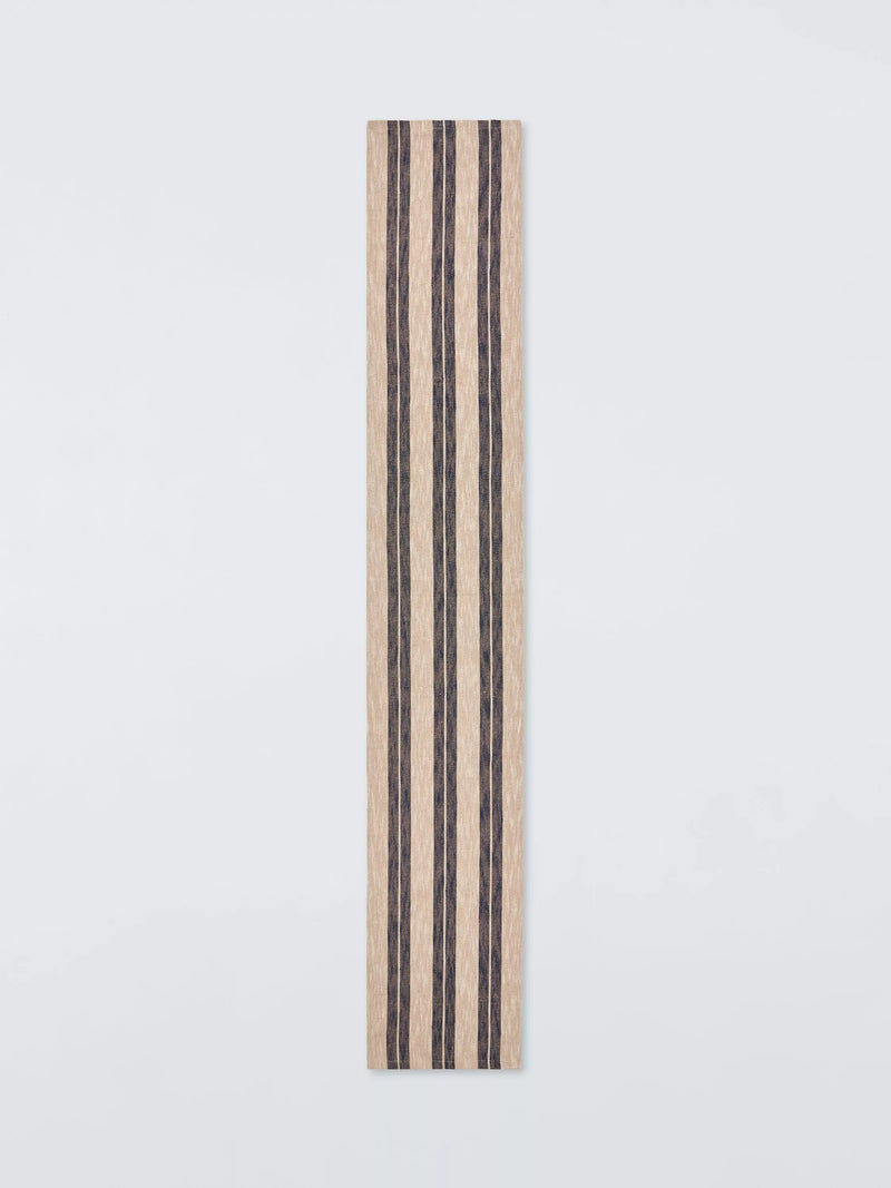 John Lewis Coastal Stripe cotton table runner 250cm - British product