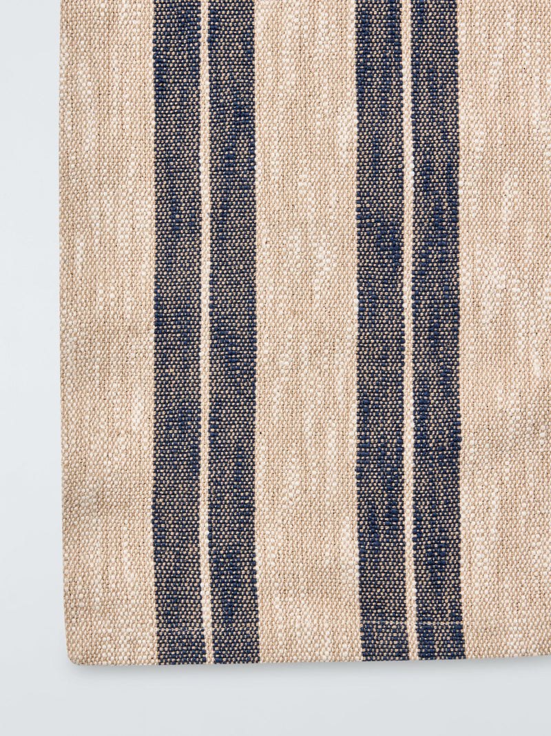 John Lewis Coastal Stripe cotton table runner 250cm - British product