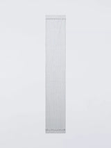 John Lewis John Lewis Coastal Stripe Tufted Cotton Table Runner, White/Blue, 250cm- Buy online at McGrocer