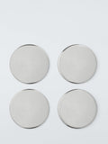 John Lewis stainless steel coasters with marble holder, UK version