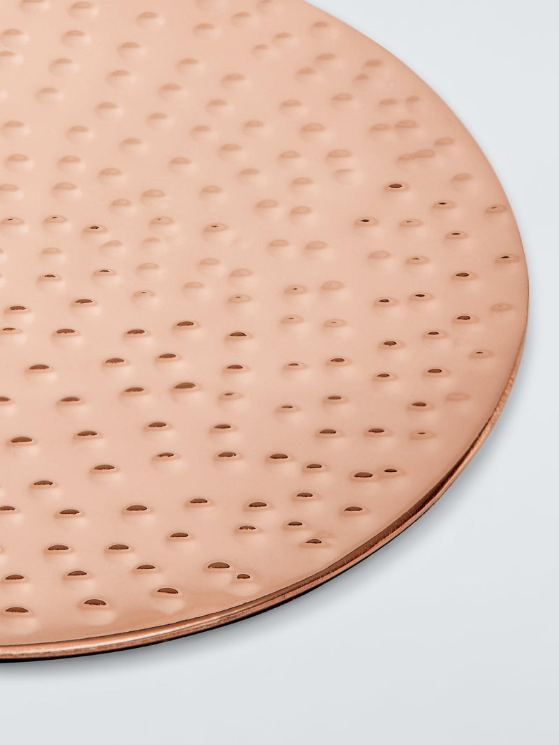 John Lewis hammered stainless coasters set of 4, imported from the UK