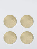 John Lewis Hammered Stainless Steel Round Coasters, Set of 4