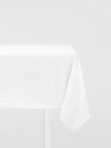 John Lewis John Lewis Cotton Linen Blend Rectangular Tablecloth, White, 160 x 250cm- Buy online at McGrocer