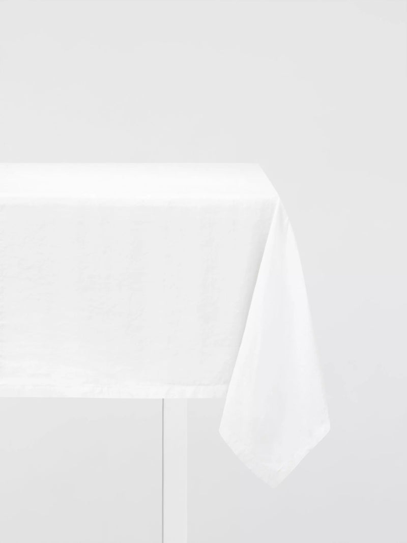 John Lewis cotton linen blend tablecloth white 160x250cm (British brand)
