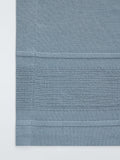 John Lewis organic cotton border tablecloth grey 180x140cm - British product