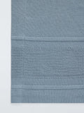 John Lewis organic cotton border tablecloth grey 180x140cm - British product