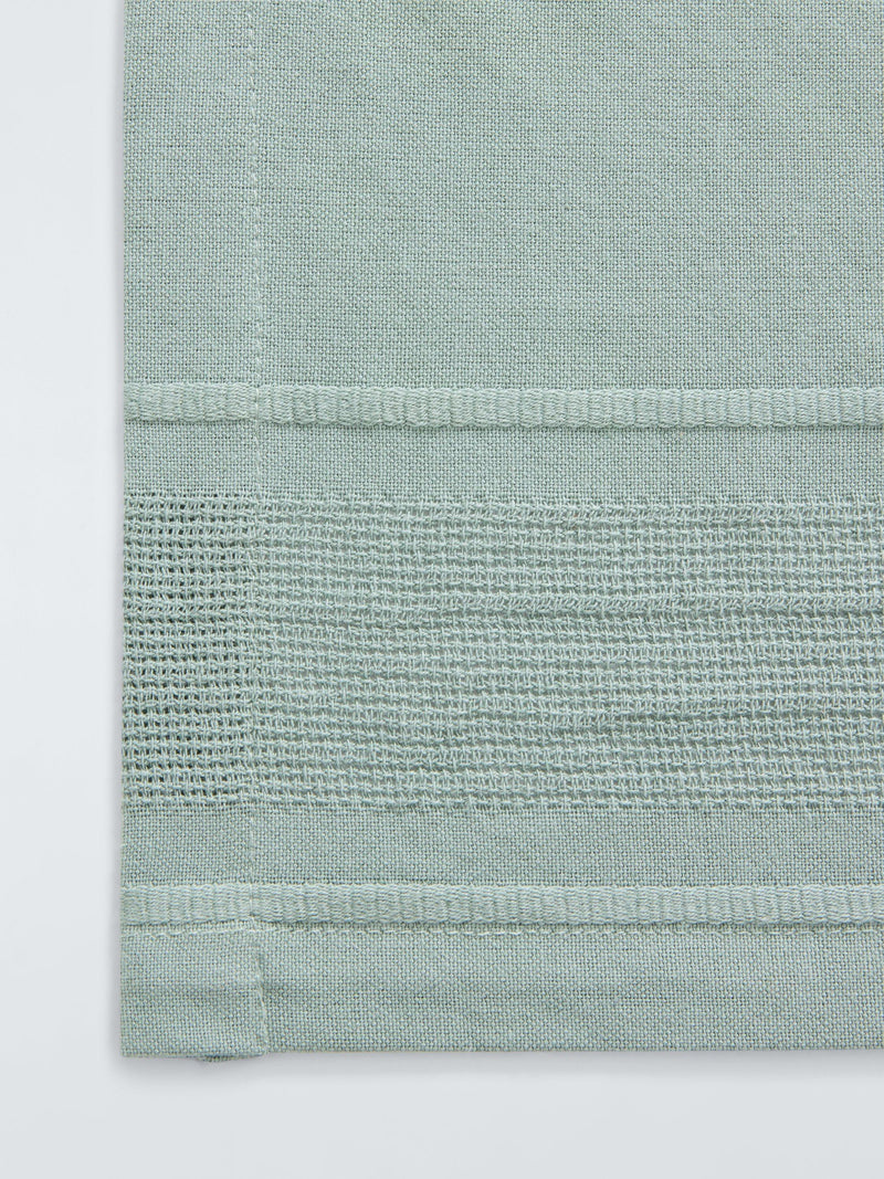 John Lewis organic cotton tablecloth sage 180x140cm, UK version
