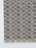 John Lewis geometric cotton table runner black white 250cm (British brand)