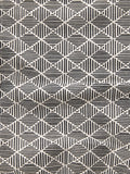John Lewis geometric cotton table runner black white 250cm (British brand)