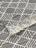 John Lewis cotton placemats set of 2 black white (British brand)