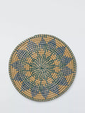 John Lewis rustic woven seagrass round placemat natural, UK version
