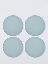 John Lewis John Lewis The Colour Edit Round Faux Leather Placemats, Set of 4- Buy online at McGrocer