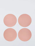 John Lewis The Colour Edit Round Faux Leather Placemats, Set of 4