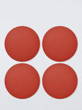 John Lewis The Colour Edit Round Faux Leather Placemats, Set of 4