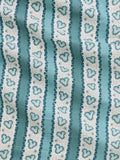 John Lewis x Sanderson table runner blue multi stripe 250cm - British product