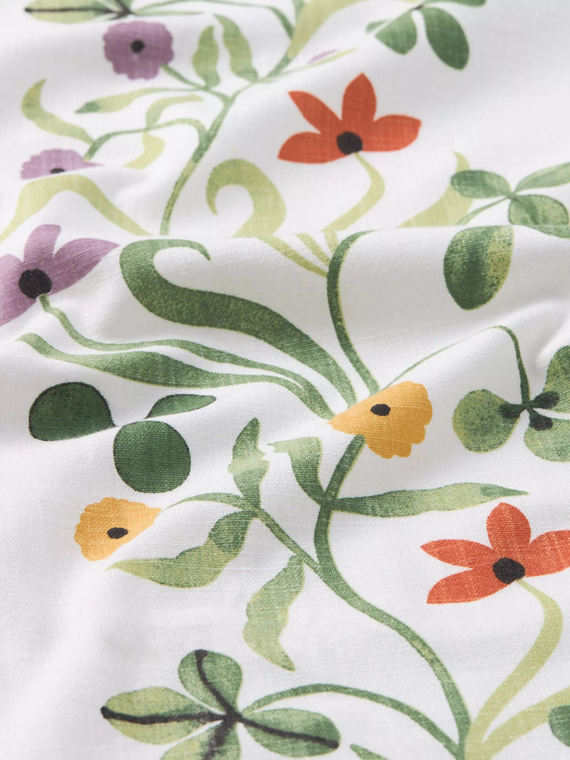 John Lewis white multi floral table runner 250cm imported from the UK