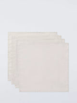 John Lewis John Lewis Cotton Linen Blend Napkins, Set of 4, Greige- Buy online at McGrocer