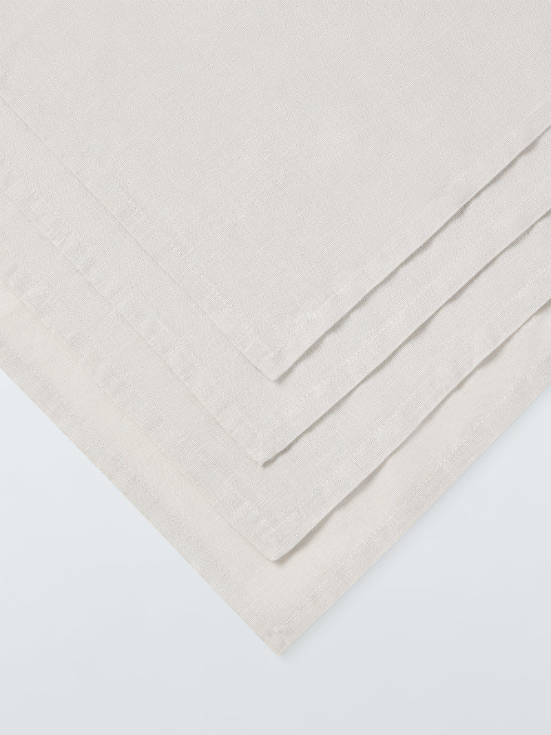 John Lewis napkins greige cotton linen set of 4, UK version