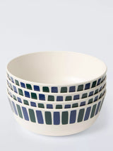 John Lewis John Lewis Modern Rustic Recycled Plastic Cereal Bowls, Set of 4, 15cm- Buy online at McGrocer