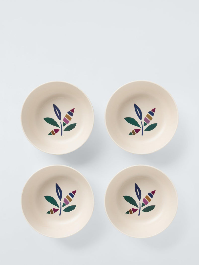 John Lewis recycled plastic cereal bowls set of 4 15cm, imported from the UK