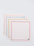 John Lewis x Sanderson Embroidered Cotton Napkins, Set of 4, Multi