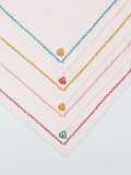 John Lewis x Sanderson embroidered cotton napkins set of 4 in multi colours 45cm - British product