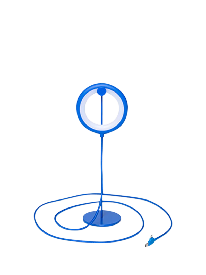 Xoopar Bily Bird lamp blue with stand - British product