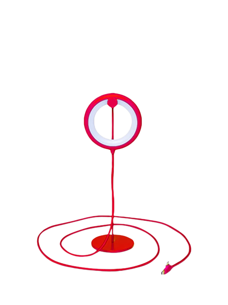 Xoopar Bily Bird lamp red with stand (British brand)