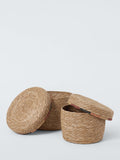 John Lewis natural storage baskets set of 2, imported from the UK