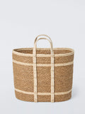 John Lewis Slim 2 Tone Bulrush Basket natural, imported from the UK