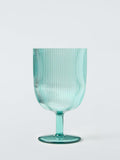 John Lewis plastic picnic wine glasses set of 4 aqua 500ml - British product