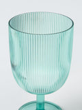 John Lewis plastic picnic wine glasses set of 4 aqua 500ml - British product